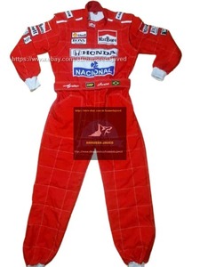 海外 送料込み 　高品質　アイルトン・セナ F1 1990 Ayrton Senna F1 Racing Suit サイズ各種　レプリカ　498