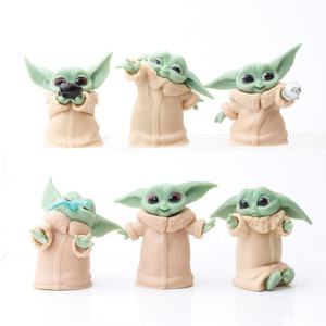  abroad postage included Star Wars man daro Lien baby Yoda doll figure set 389