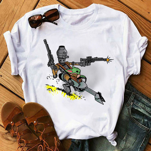  abroad postage included Star Wars man daro Lien baby Yoda shirt 413