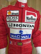 海外 送料込み 　高品質　アイルトン・セナ F1 Ayrton Senna go Kart racing suit Level2 サイズ各種　レプリカ　492_画像4