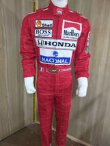 海外 送料込み 　高品質　アイルトン・セナ F1 Ayrton Senna go Kart racing suit Level2 サイズ各種　レプリカ　492_画像1