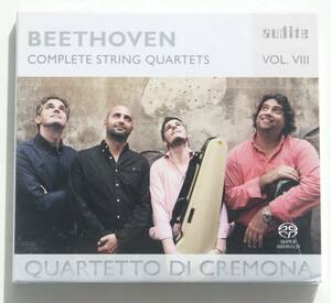 Quartett di Cremona ベートーヴェン: 弦楽四重奏曲全集 Vol.8【SACD Hybrid】クレモナ四重奏団