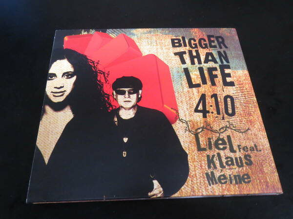 レア物！プロモ盤！Liel feat. Klaus Meine - Bigger Than Life 4:10 輸入盤紙ケースシングルCD（イスラエル 2005）