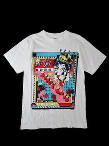 ヴィンテージ 80's デッドストック STRAY CATS ストレイキャッツ BLAST OFF ツアー Tシャツ M コピーライト入り ブライアンセッツァー