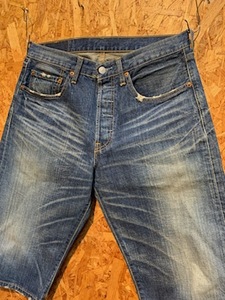 メンズ パンツ Levi's 501 リーバイス ショート ハーフ ショーツ デニム ジーンズ 加工 FE045 / W32 全国一律送料520円