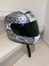 SHOEI フルフェイスヘルメット 加賀山 Lサイズ　シールドおまけ付き　_画像2