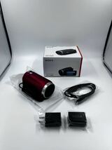 ★SONY ビデオカメラ　HDR-CX680 レッド★_画像1