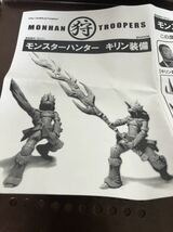 未組立 モンスターハンター モンハン キリン装備 ガレージキット レジンキット ガレキ 2008 トルーパーズ TROOPERS CAPCOM レジンキャスト_画像5