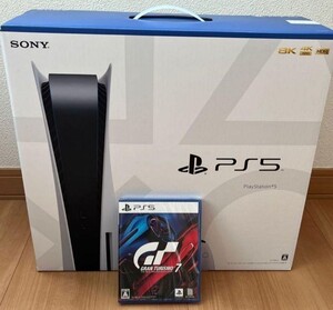 PlayStation5 本体 ディスクドライブ搭載 CFI-1100A01 グランツーリスモ7 セット