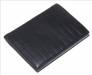  Dior Homme card-case purse plise black + gray 2BKBH010VA2 H968 Dior Homme
