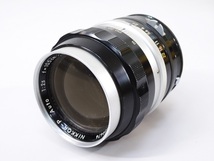 極美品 NIKKOR-P Auto 10.5cm/f2.5 レリーズボタン付 105mm レンズ フード付 Nippon Kogaku ニッコール NIKON 日本光学 ニコンθ_画像4