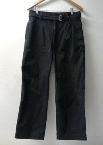 ◆TSS VALTA バルタ　ヴァルタ ベルテッド イージー パンツ サイズS 黒 日本製