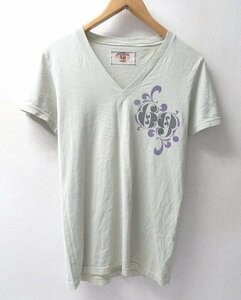 ◆Golden Age ゴールデンエイジ Vネック ヴィンテージ加工 Tシャツ サイズXS