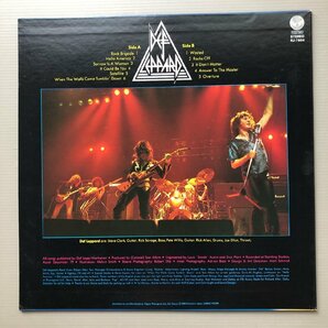 傷なし美盤 デフ・レパード Def Leppard 1980年 LPレコード On Through The Night 国内盤 Joe Elliot Pete Willis Rick Allenの画像2