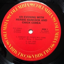 美盤 米国初盤 Hancock & Chick Corea 1978年 2枚組LPレコード An Evening With Herbie Hancock & Chick Corea In Concert 1978_画像6