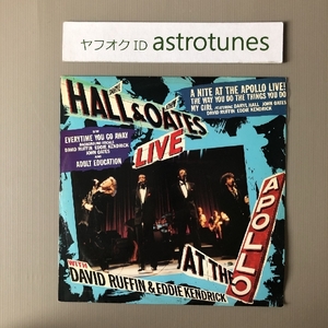 ホール＆オーツ Hall & Oates 1985年 LPレコード A Nite At The Apollo Live! 英国盤 David Ruffin Eddie Kendric