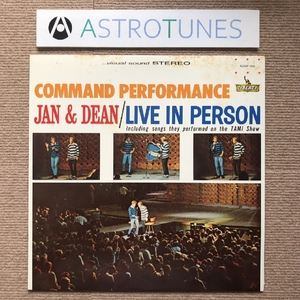 傷なし美盤 ジャンとディーン Jan & Dean 1982年 LPレコード コマンド・パフォーマンス Command Performance/Live In Person 国内盤