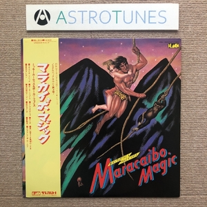 傷なし美盤 美品 ミッキー・カーチス＆ポーカー・フェイス 1976年 LPレコード マラカイボ・マジック Maracaibo Magic 国内盤 帯付