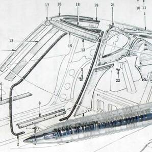 フェアレディS30Z・S31Z用ボディーウェルト左右セット新品,,の画像2