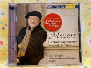 0408　CD モーツァルト/交響曲第22番、第33番、第38番　ノリントン指揮シュトゥットガルト放送響