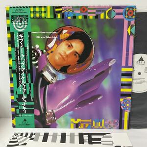 美品/EURO BEAT/マイケル・フォーチュナティ/GIVE ME UP DANCE MIX/12inch レコード/帯付/1986/ALI-12018/MICHAEL FORTUNATI/DISCO