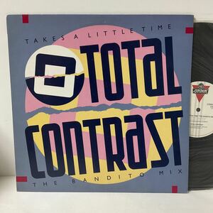 12inch レコード/ トータル・コントラスト / TOTAL CONTRAST / TAKES A LITTLE TIME / L12P7110 / 1985 / 12inch REMIX /