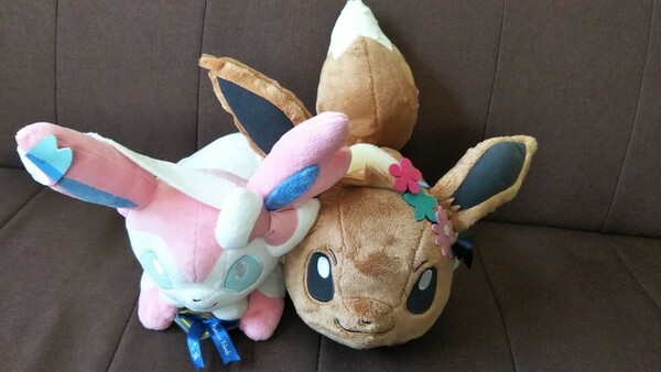 セール！ポケモンぬいぐるみ イーブイ ニンフィア セット