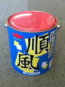 送料無料　日本ペイント　順風　赤　4kg　2缶セット