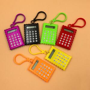 Надлежащий бутики торгового калькулятора мини -калькулятор Mini Candy Office Electronics Clear Calculator