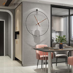お得 時計 壁 大型 錬鉄製 金属製 ウォッチ サイレント キッチン 装飾 取り外し可能 壁掛け時計