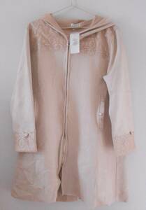 [ new goods ] outlet axes femme lady's race using suede coat M size beige * please verify regular price 5900 jpy 