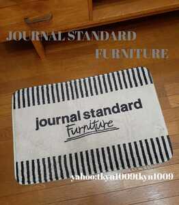 JOURNAL STANDARD FURNITURE ジャーナルスタンダード ファニチャー ロゴ入りマット 玄関マット トイレマット