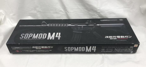 【中古】18歳以上 東京マルイ スペアマガジン付)ＳＯＰＭＯＤ Ｍ４(次世代電動ガン)