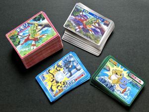 150枚 まとめ売り トップ ポケモンカード 食玩 トップサン Topsun Pocket Monsters カードダス ポケモン 3D アドバンスジェネレーション