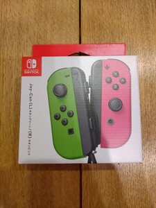 新品未開封品 ジョイコン Joy-Con ネオングリーン ネオンピンク Nintendo Switch ニンテンドースイッチ