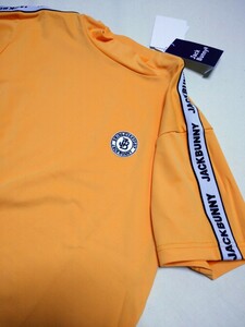 オレンジ 4サイズM モックネックシャツ ジャックバニー 新品 ゴルフウェア