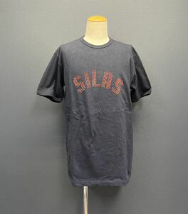 SILAS WINNER S/S TEE サイラス ウィナー ショートスリーブ Tシャツ size L ブラック/レッド ロゴプリント 半袖 