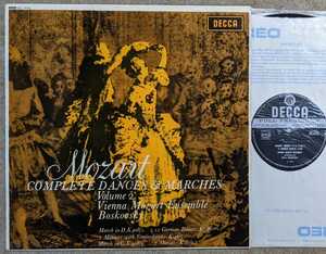 英Decca SXL6132◆モーツァルト:Complete Dances & Marches-ウィーン・モーツァルト合奏団/ボスコフスキー