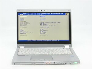 Let's note CF-MX5PFBVS　i5 6300U 　2.4GHZ　DDR3　4GB　SSD128GB　　BIOSまで表示　詳細不明　ノートPCパソコン　ジャンク品