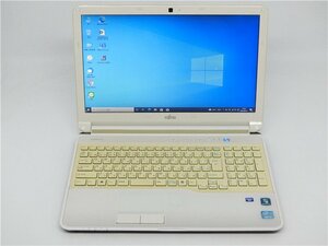 カメラ内蔵/15.6型/ノートPC/Windows11/新品SSD256/8GB/2世代i3/FMV　　AH54/E　新品無線マウス /Office搭載/HDMI/無線WIFI/テンキ-