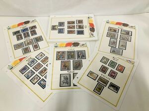 海外切手 絵画 約30枚 デザイン切手 バラ・シート まとめセット / オーストラリア アメリカ フィリピン フィンランド など 【27067】
