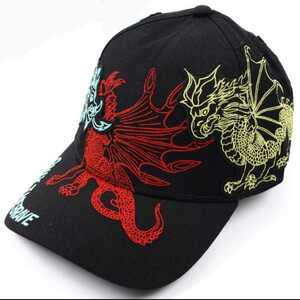 [01]DIESEL diesel /DRAGON HAT/ cap / Dragon embroidery 