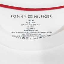 【S】TOMMY HILFIGER トミー ヒルフィガー/半袖Tシャツ/WHITE_画像3