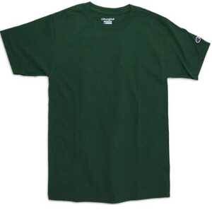 【M】CHAMPION チャンピオン/Authentic　/半袖Tシャツ/T425 5.2オンス/DARK GREEN