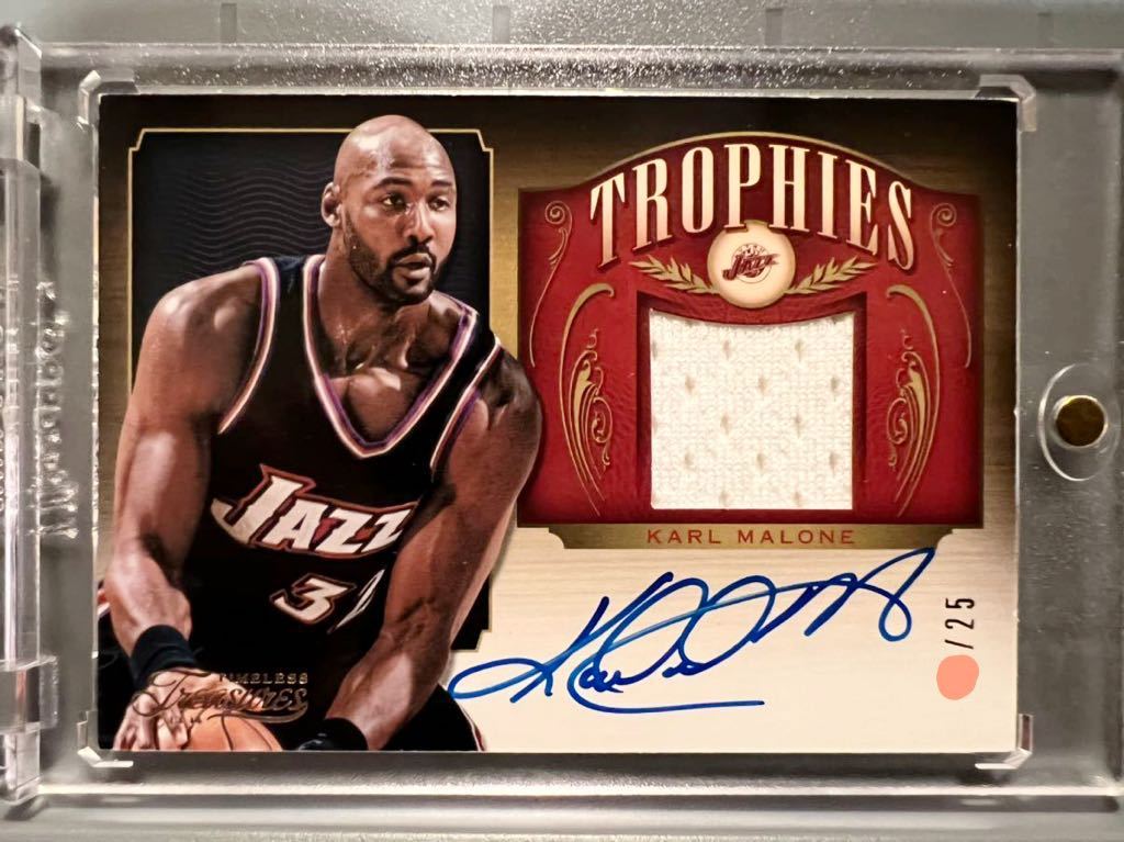 最高級直書/25 Auto Jersey 13 Panini Timeless Treasures Karl Malone