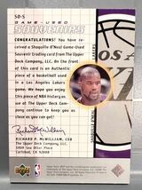 00 Upper Deck MVP NBA 実使用 Ball Shaquille O’Neal Shaq シャキール・オニール ユニフォーム Panini バスケ Lakers レイカーズ ボール_画像2