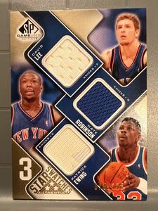 Knicks All-star 2色 Jersey 09 Panini Patrick Ewing パトリック・ユーイング David Lee Nate Robinson NBA ユニフォーム Panini バスケ