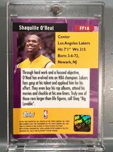 超絶レア直書 Refractor Auto Topps Shaquille O’Neal Shaq シャキール・オニール シャック NBA サイン Panini バスケ レイカーズ Lakers_画像2