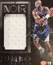 最高級版/99 Jumbo Jersey 16 Panini Noir Karl Malone カール・マローン NBA 実使用 ユニフォーム Jazz ユタジャズ バスケ All-star MVP_画像3