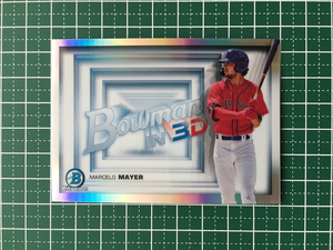 ★TOPPS MLB 2022 BOWMAN #B3D-4 MARCELO MAYER［BOSTON RED SOX］インサートカード「BOWMAN IN 3-D!」★